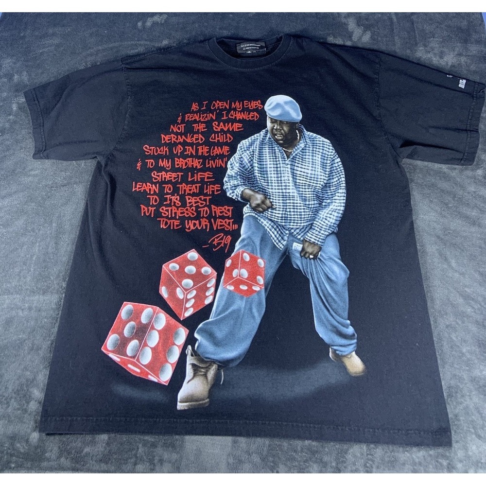 Vtg Biggie Smalls Brooklyn Mint 2005 Hip Hop Rap Tee Men's Size 3XL RARE